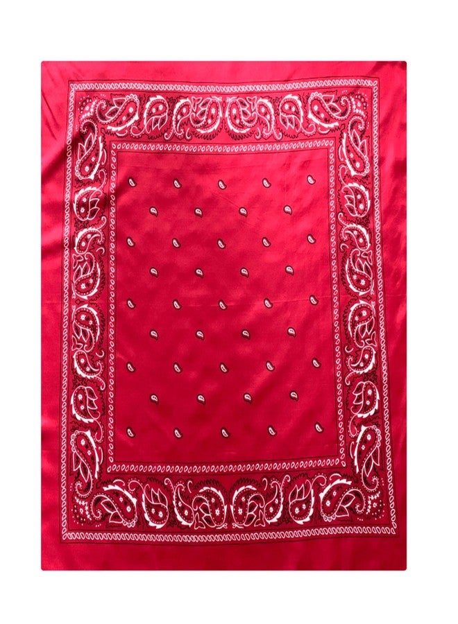 Wyoming Traders وشاح حريري من ماركة وايومنغ تريدرز، أحمر، مقاس عادي 34.5 × 34.5 - Image 2